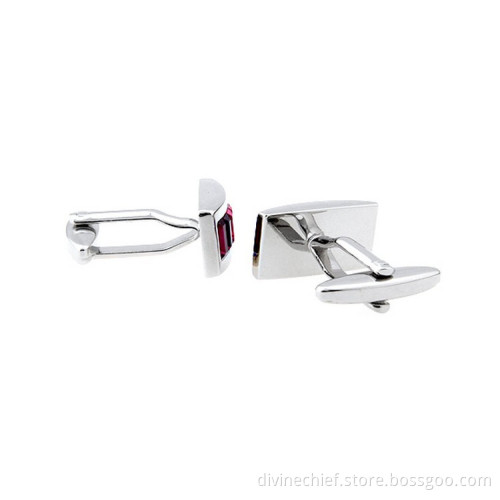 Multi-color Crystal Jewelry Cufflinks For Gift